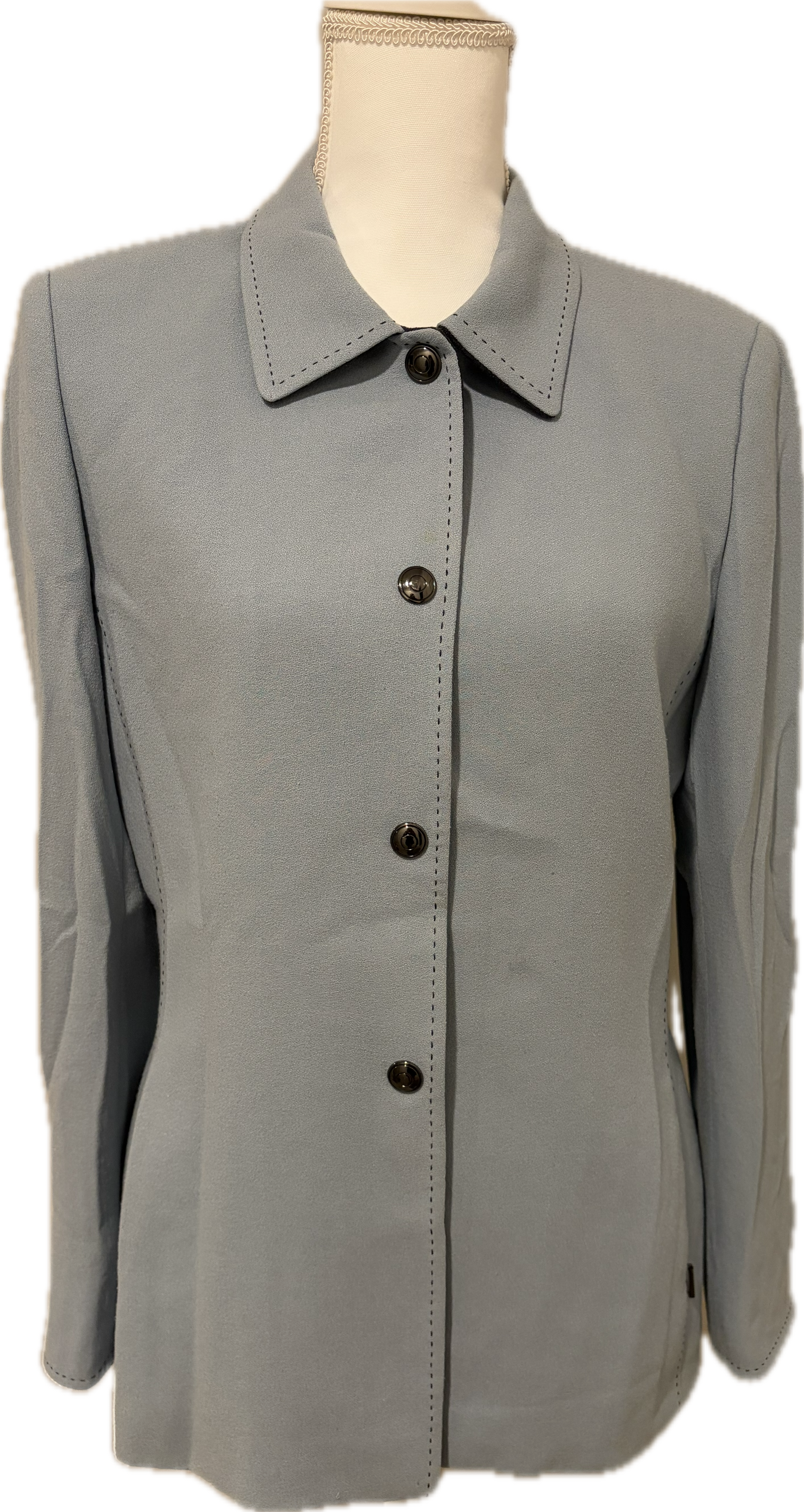 Tahari Button Front Blazer