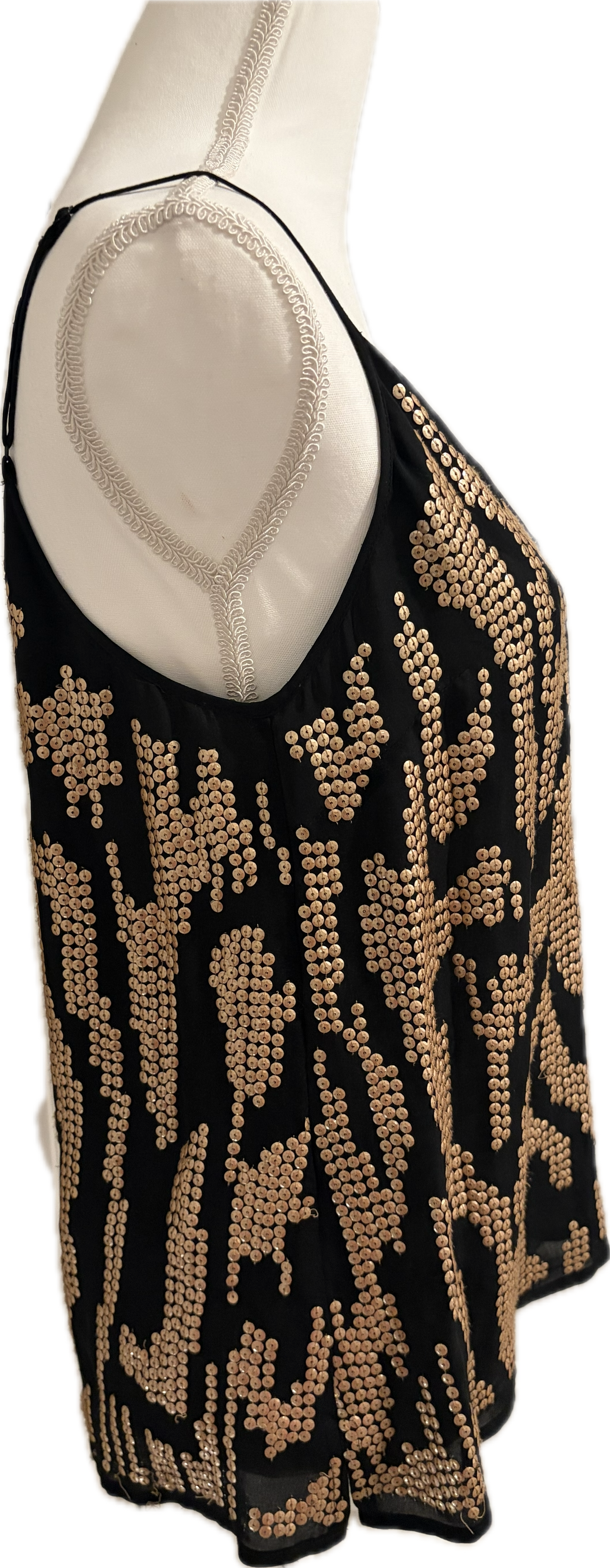 Sequin Gold Shell