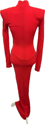 Matte Jersey Stretch Long Dress