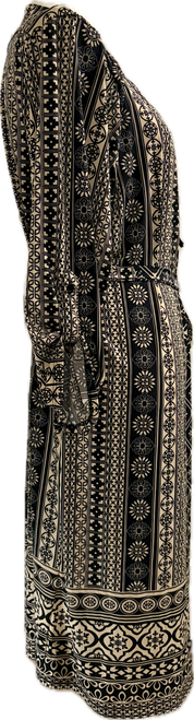Tacera Print Plus Curve Shirt Dress