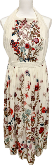 Floral Embroidered Anthropologie Dress