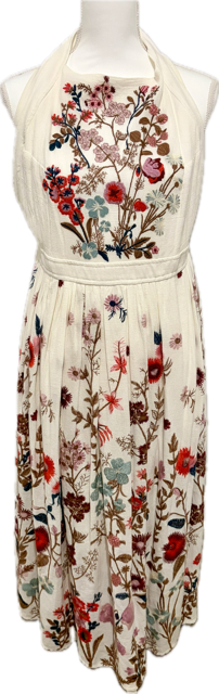 Floral Embroidered Anthropologie Dress