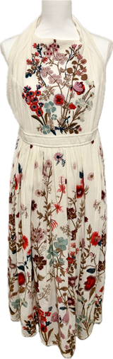 Floral Embroidered Anthropologie Dress