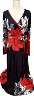 Dramatic Floral Maxi Dress