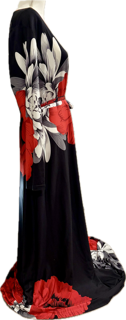 Dramatic Floral Maxi Dress