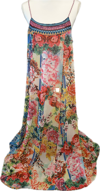 Unbranded Floral Garden Maxi Dress