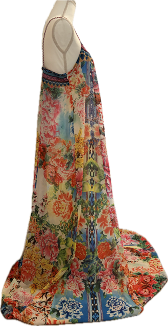 Unbranded Floral Garden Maxi Dress