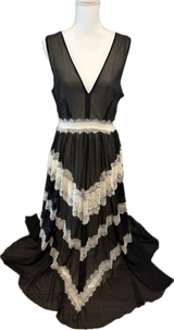 Venus Chiffon & Lace Maxi Dress