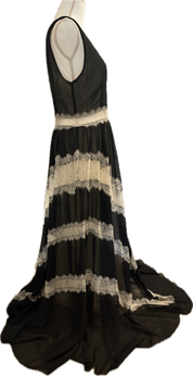 Venus Chiffon & Lace Maxi Dress