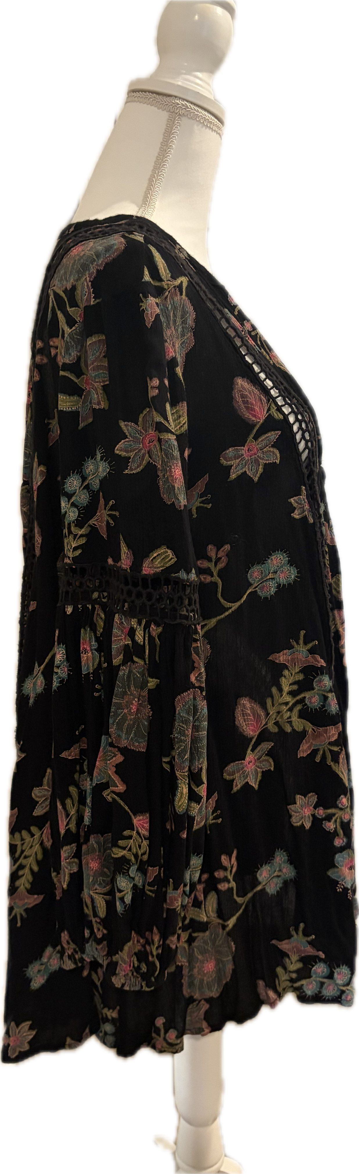 Free People Floral Print Mini Dress