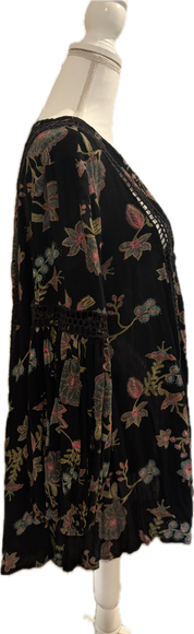Free People Floral Print Mini Dress