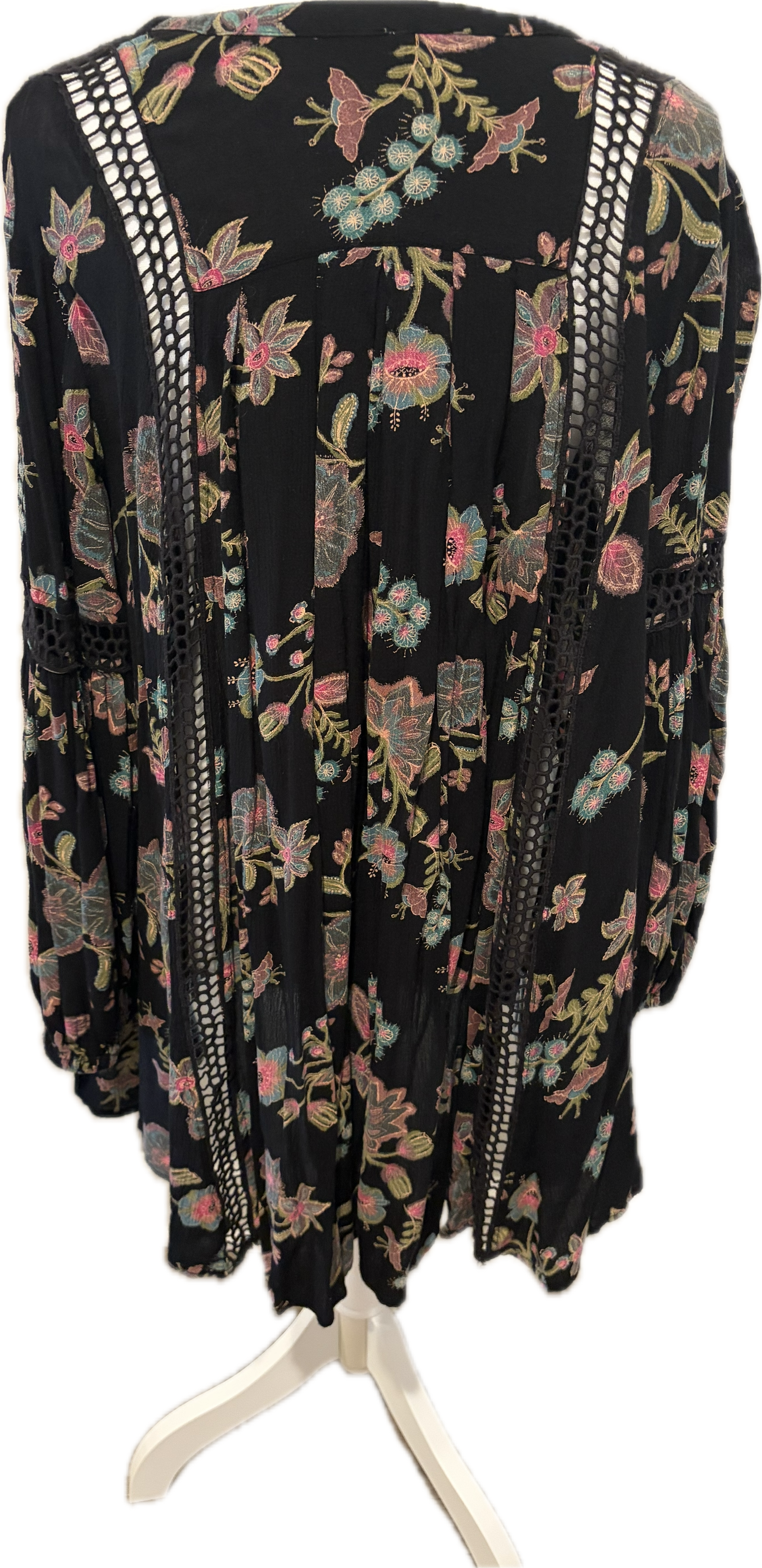 Free People Floral Print Mini Dress