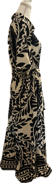 H&M Button Front Floral Print Dress