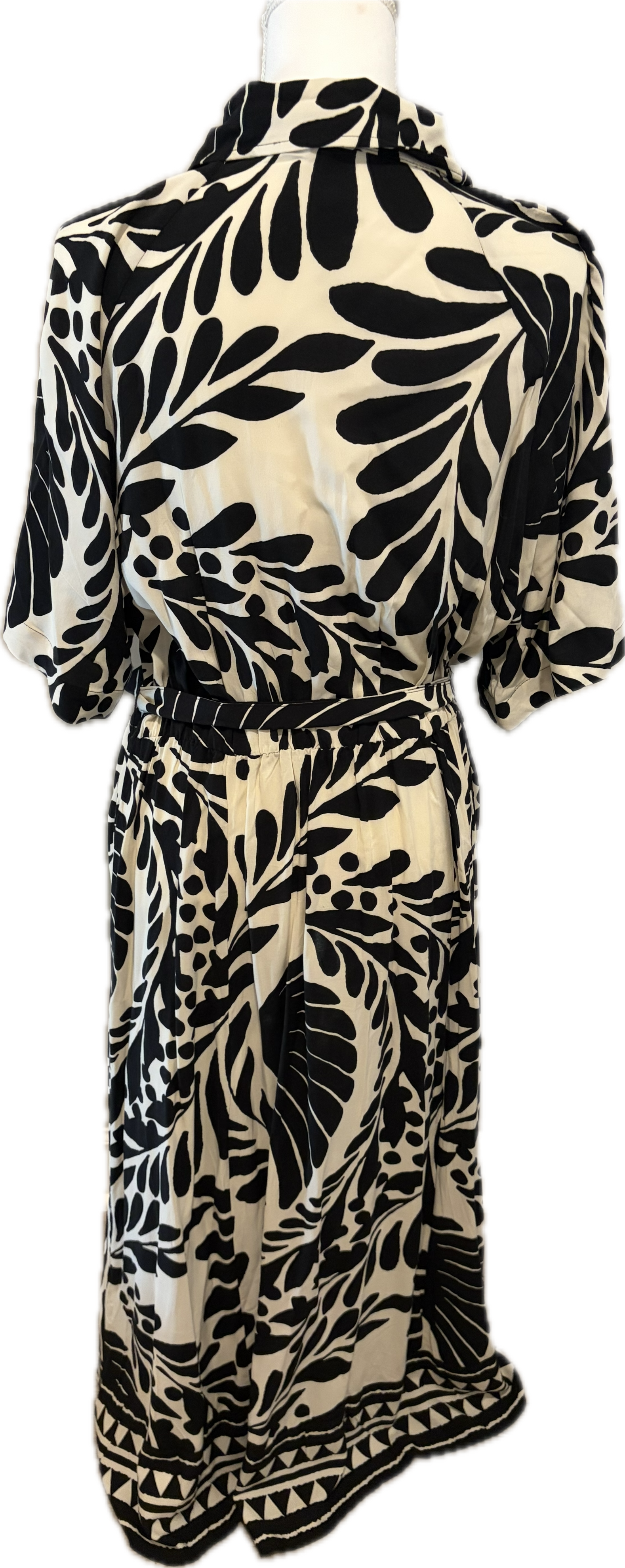 H&M Button Front Floral Print Dress