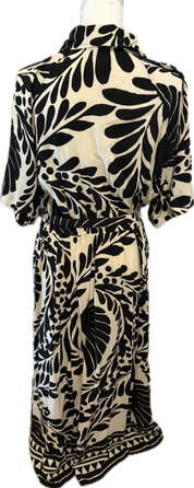 H&M Button Front Floral Print Dress