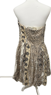 Tracy Reese Strapless Puff Hem Dress