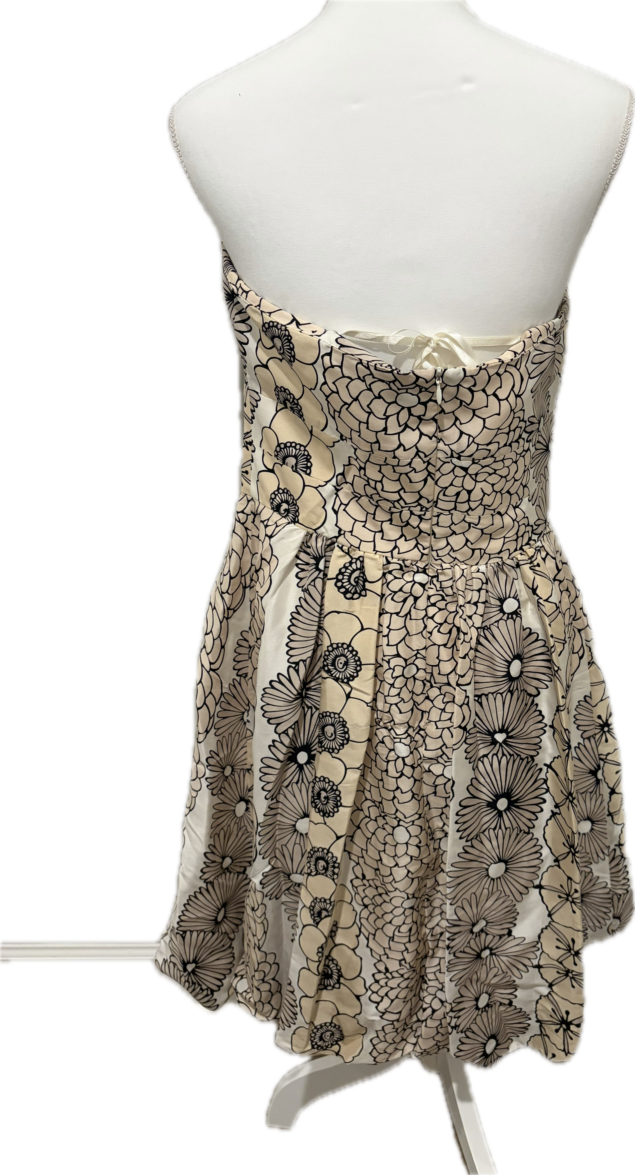 Tracy Reese Strapless Puff Hem Dress