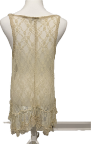 Free People Lace Flutter Top