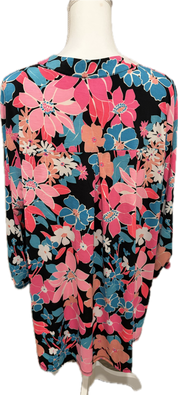 Dear Scarlett Floral Flowing Curve Top