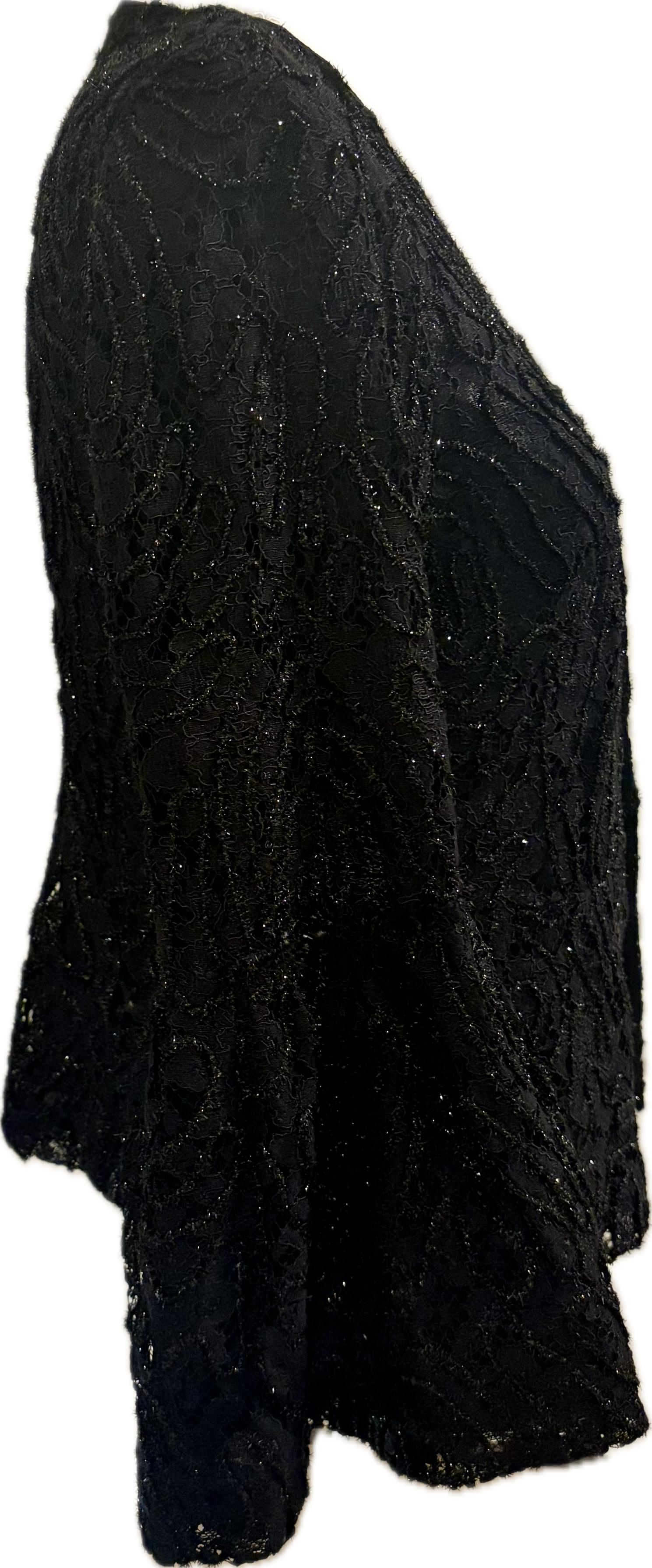Zara Bell Sleeve Mesh Sequin Jacket