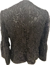 Zara Bell Sleeve Mesh Sequin Jacket