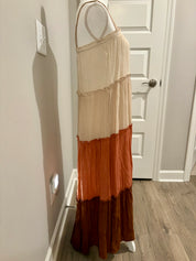 Boho Color Block Dress