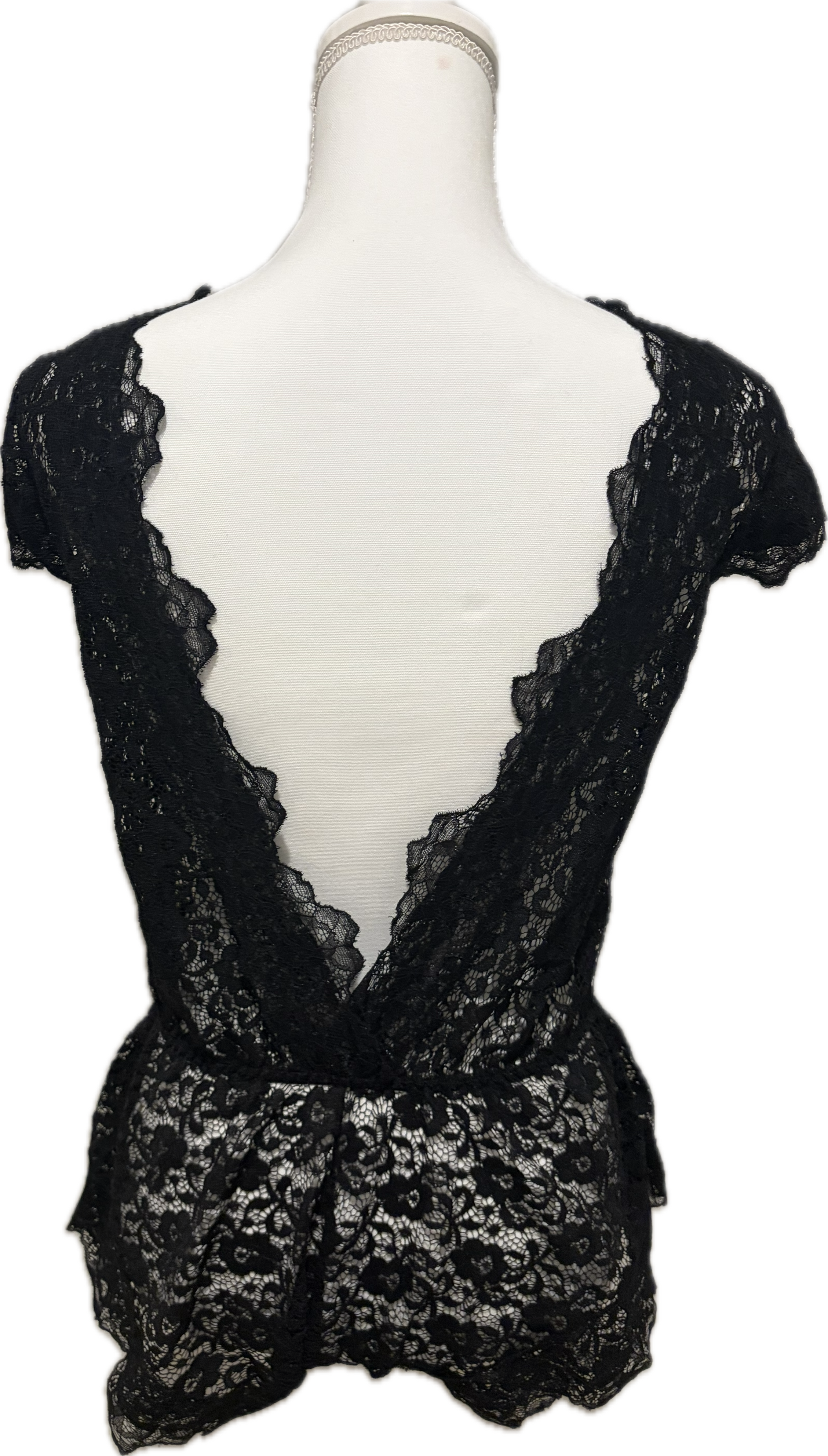 Lace Satin Tie Romper