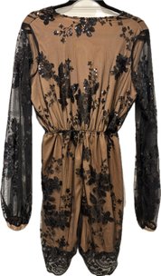 Mesh & Sequin Romper