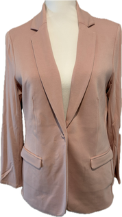 Philosophy Blush Pink Single Button Blazer