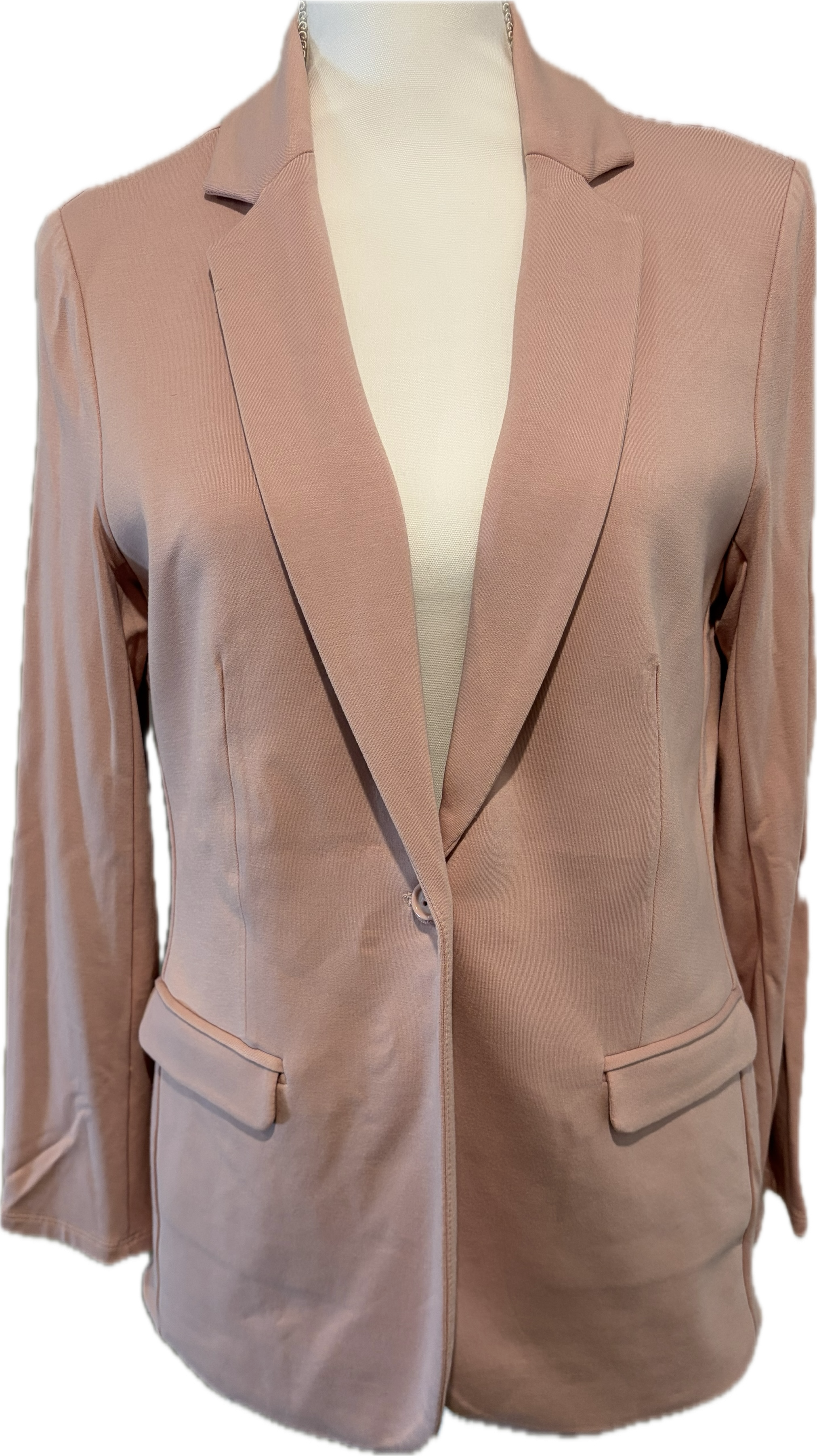 Philosophy Blush Pink Single Button Blazer