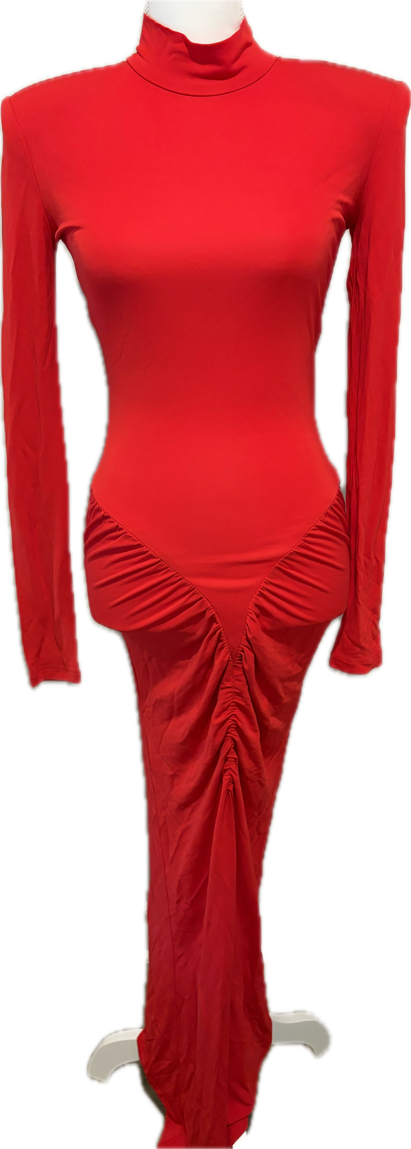 Matte Jersey Stretch Long Dress