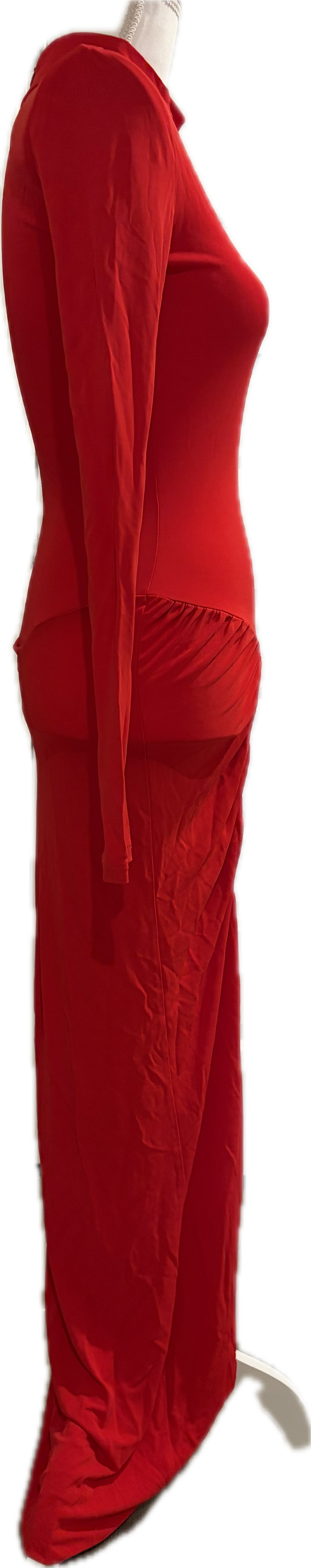 Matte Jersey Stretch Long Dress