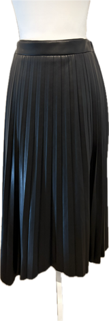 Eli Tahari Faux Plus Curve Leather Skirt