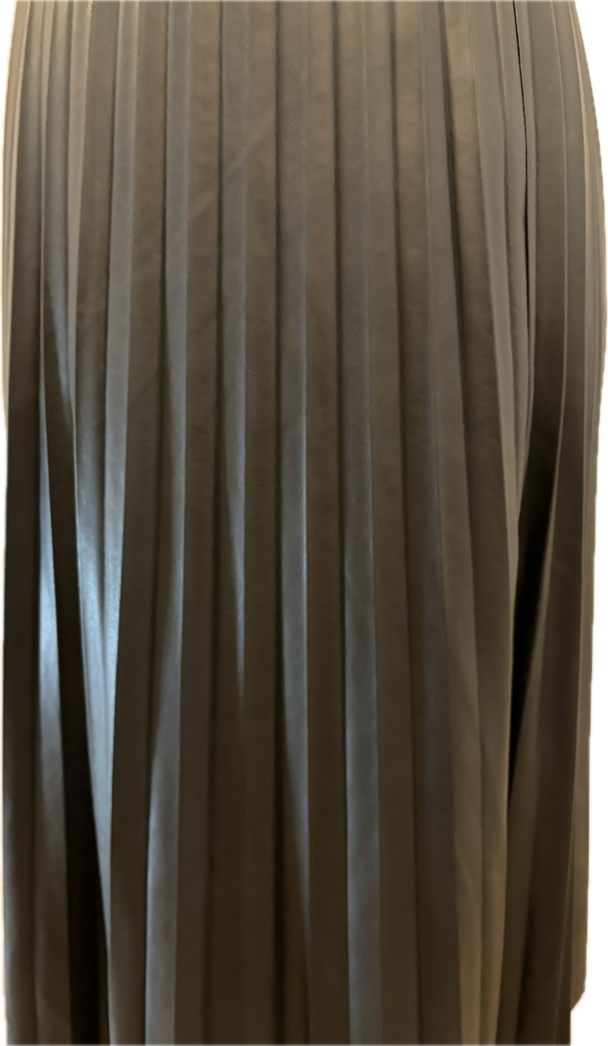 Eli Tahari Faux Plus Curve Leather Skirt