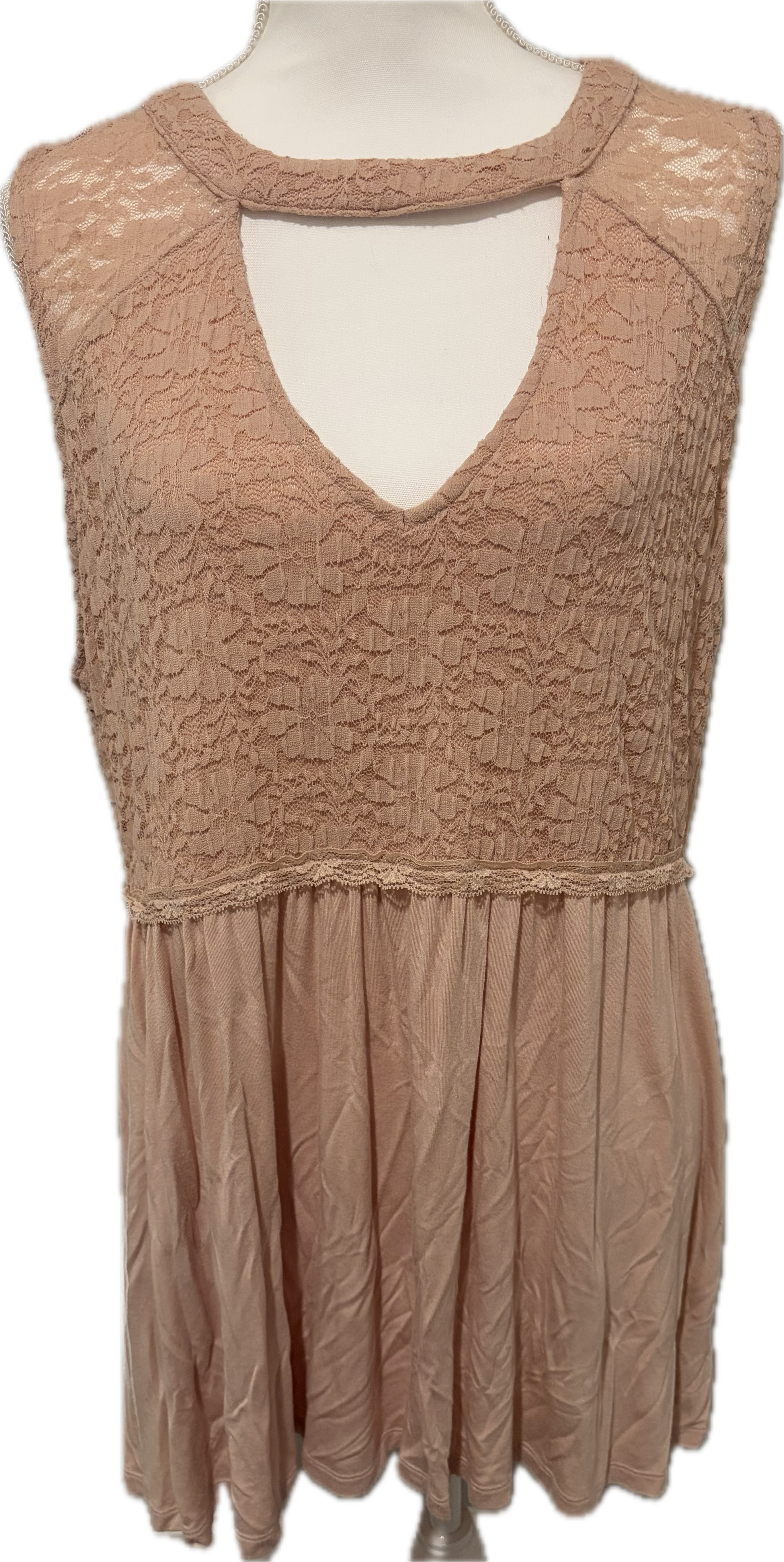 Torrid Plus Curve Lace Cutout Top