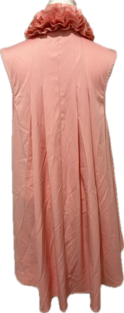 Sleeveless Ruffle Neck Shirt