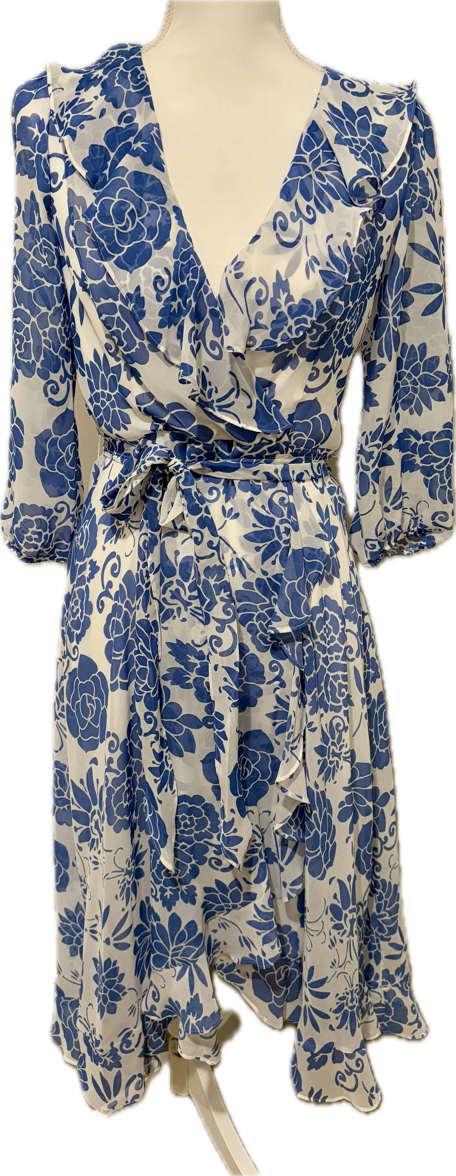 Garden Party Wrap Flutter Dress