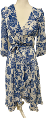 Garden Party Wrap Flutter Dress