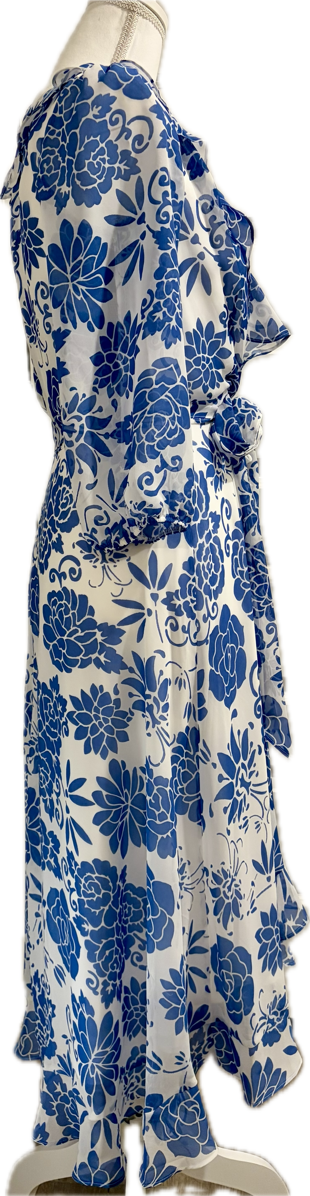 Garden Party Wrap Flutter Dress