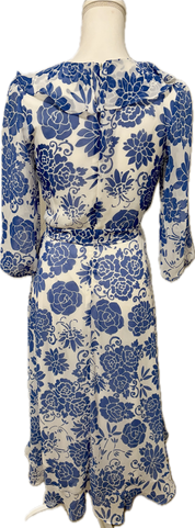 Garden Party Wrap Flutter Dress