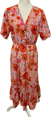 Floral Pink Prairie Dress