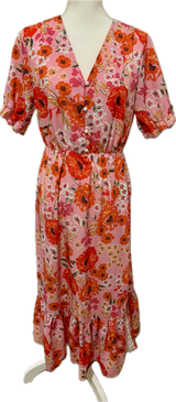 Floral Pink Prairie Dress