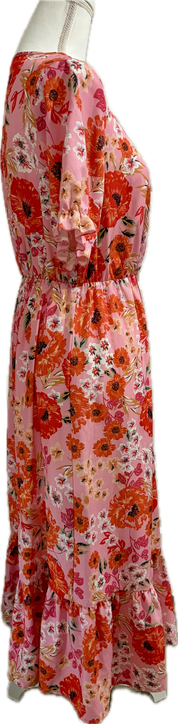 Floral Pink Prairie Dress
