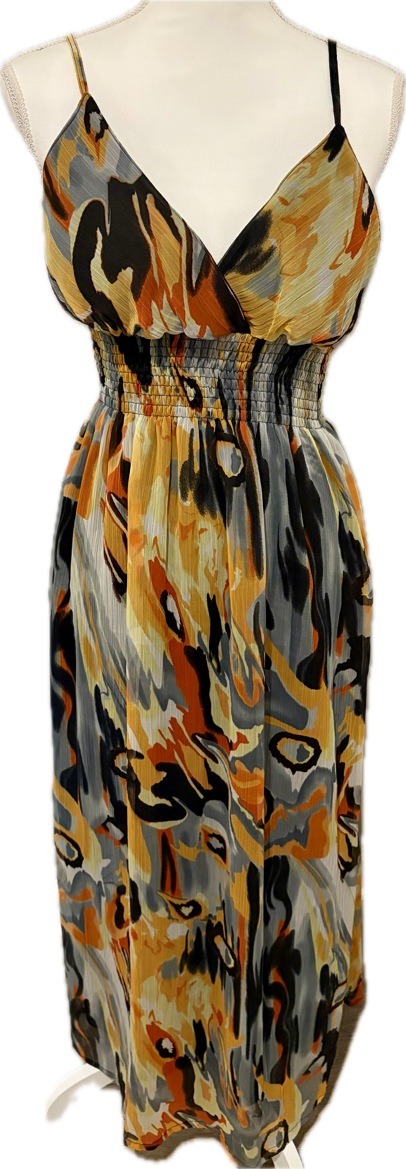 Maxi Watercolor Dress