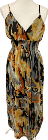 Maxi Watercolor Dress