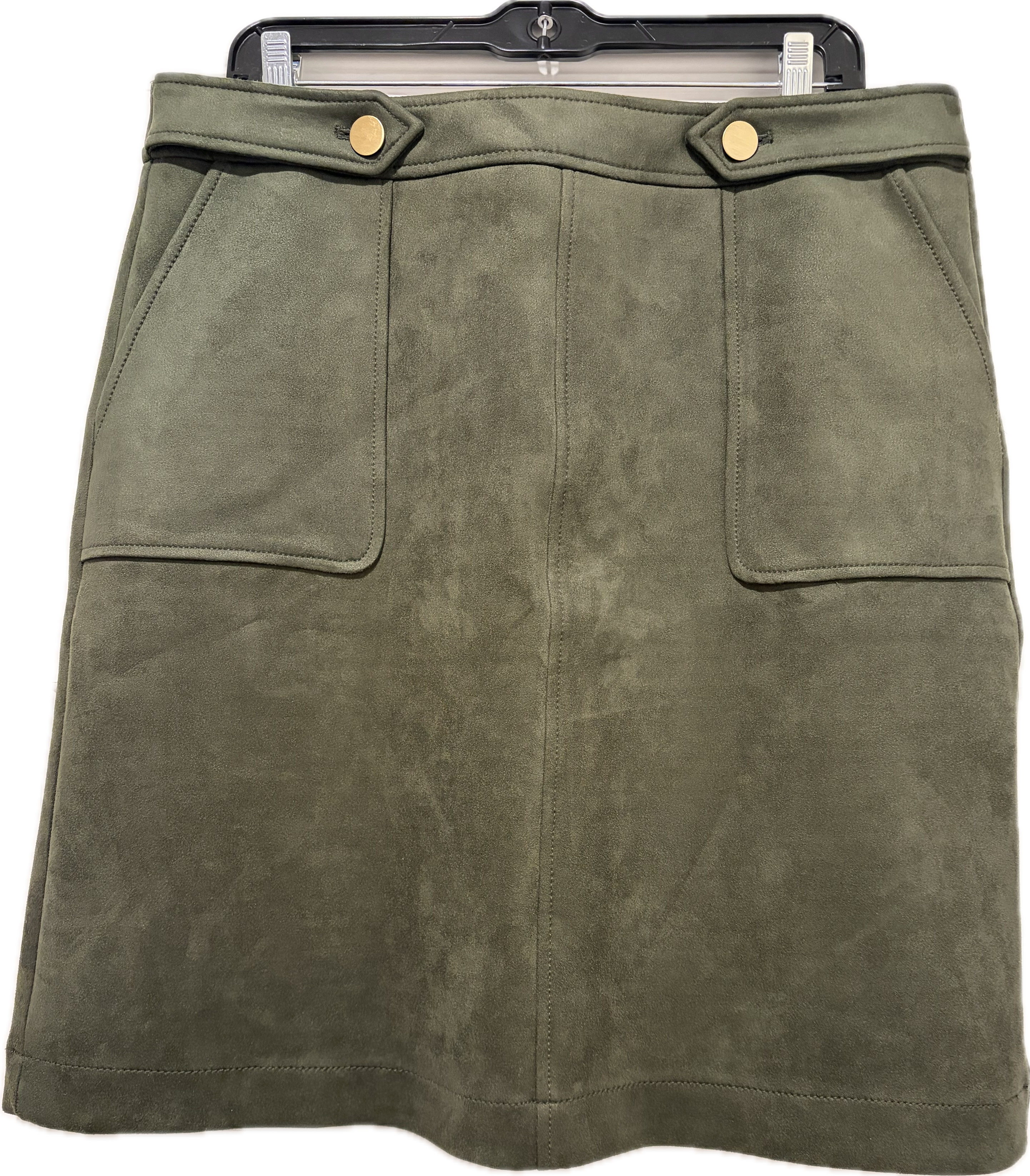 Ann Taylor Suede Mini Skirt