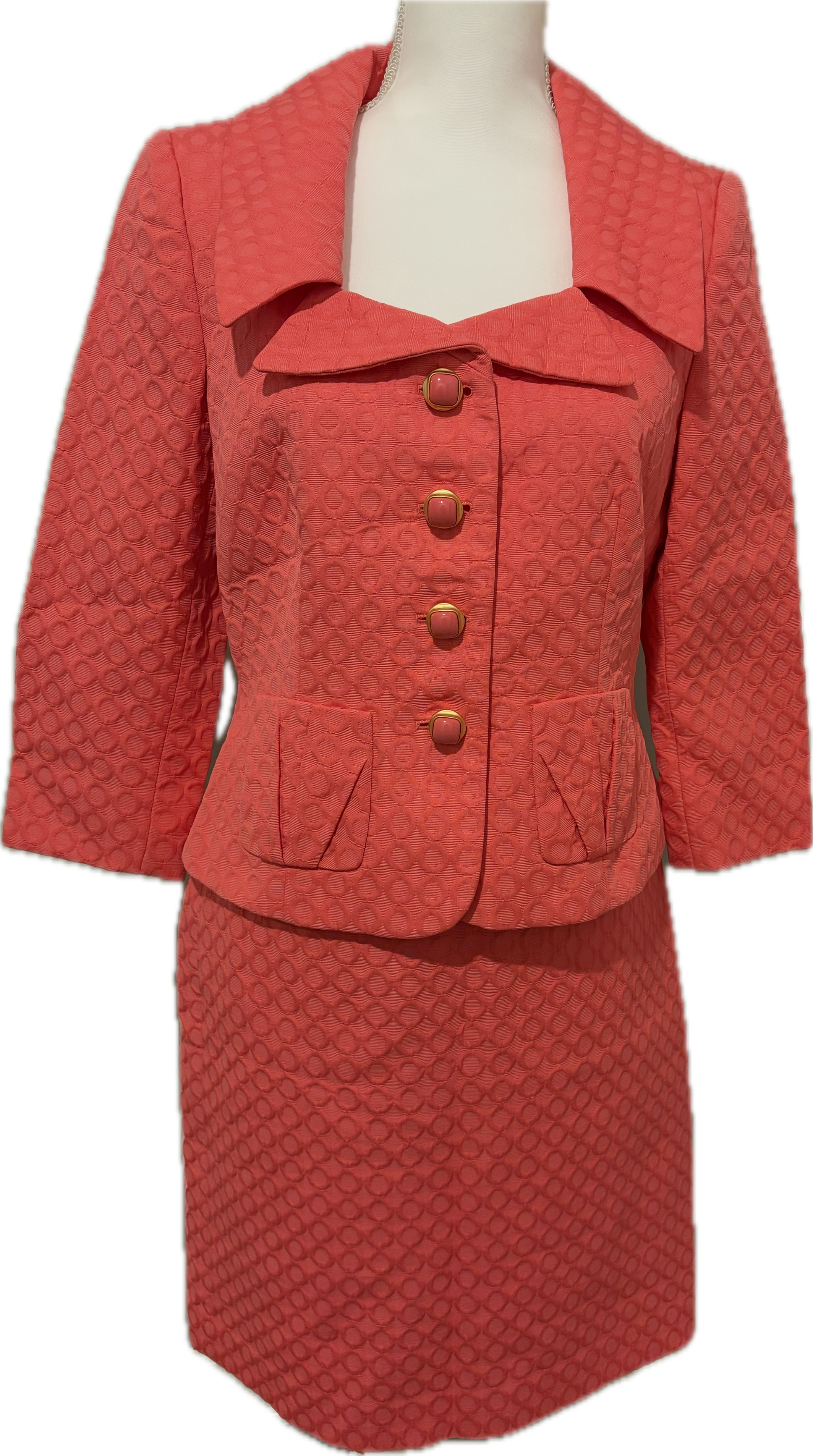 Tahari Jacquard Skirt Set