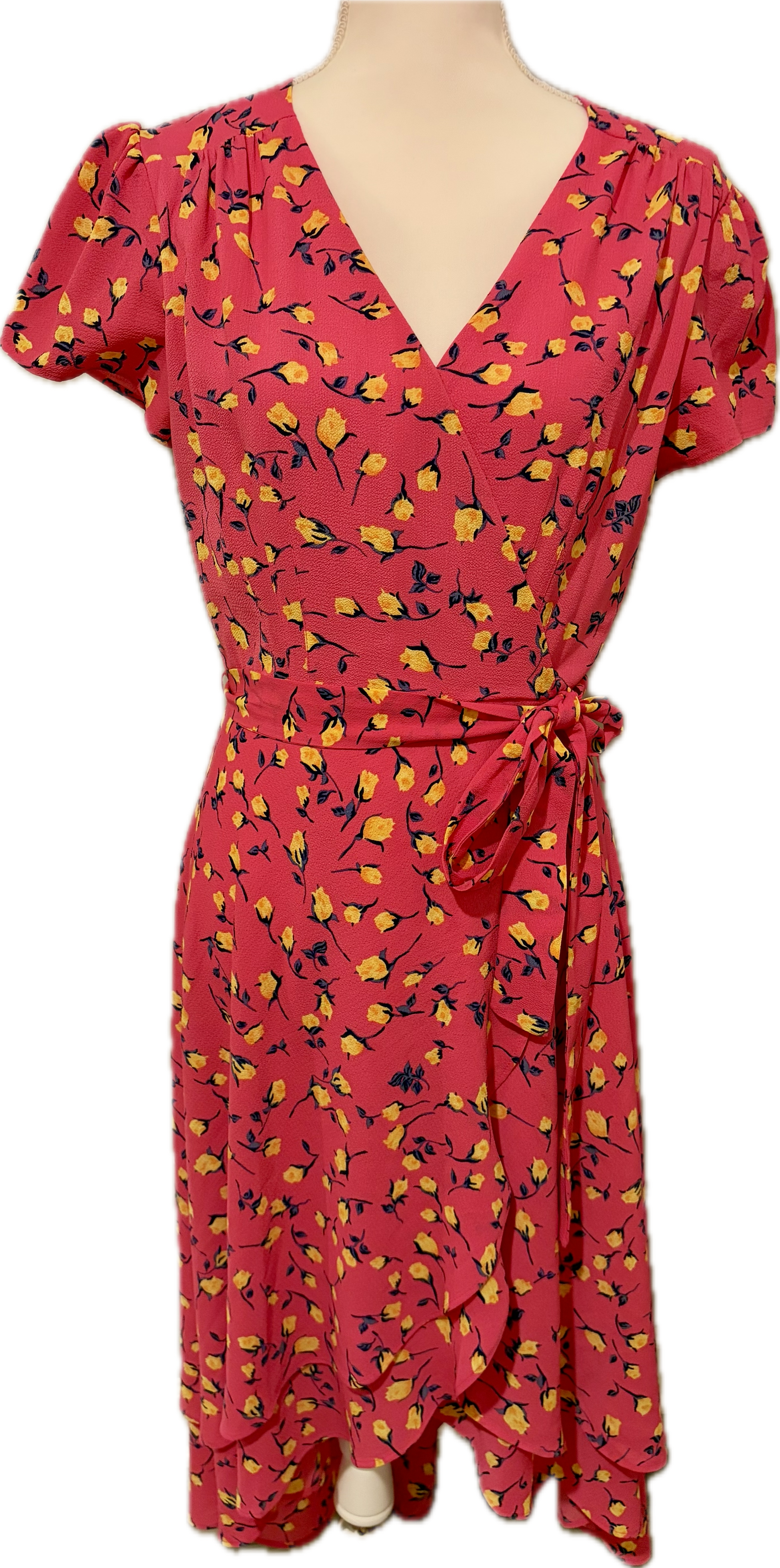 Betsey Johnson Floral Wrap Dress