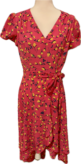 Betsey Johnson Floral Wrap Dress