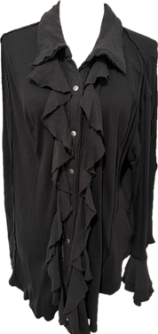 Free People Ruffle Blouse